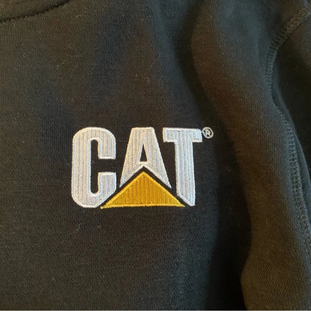 CATERPILLAR. NWT. CAT‎ Construction Youth Hooded Black Sweatshirt. M-10/12
